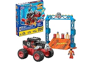 Hot Wheels Monster Trucks Smash & Crash Bone Shaker Crush Course