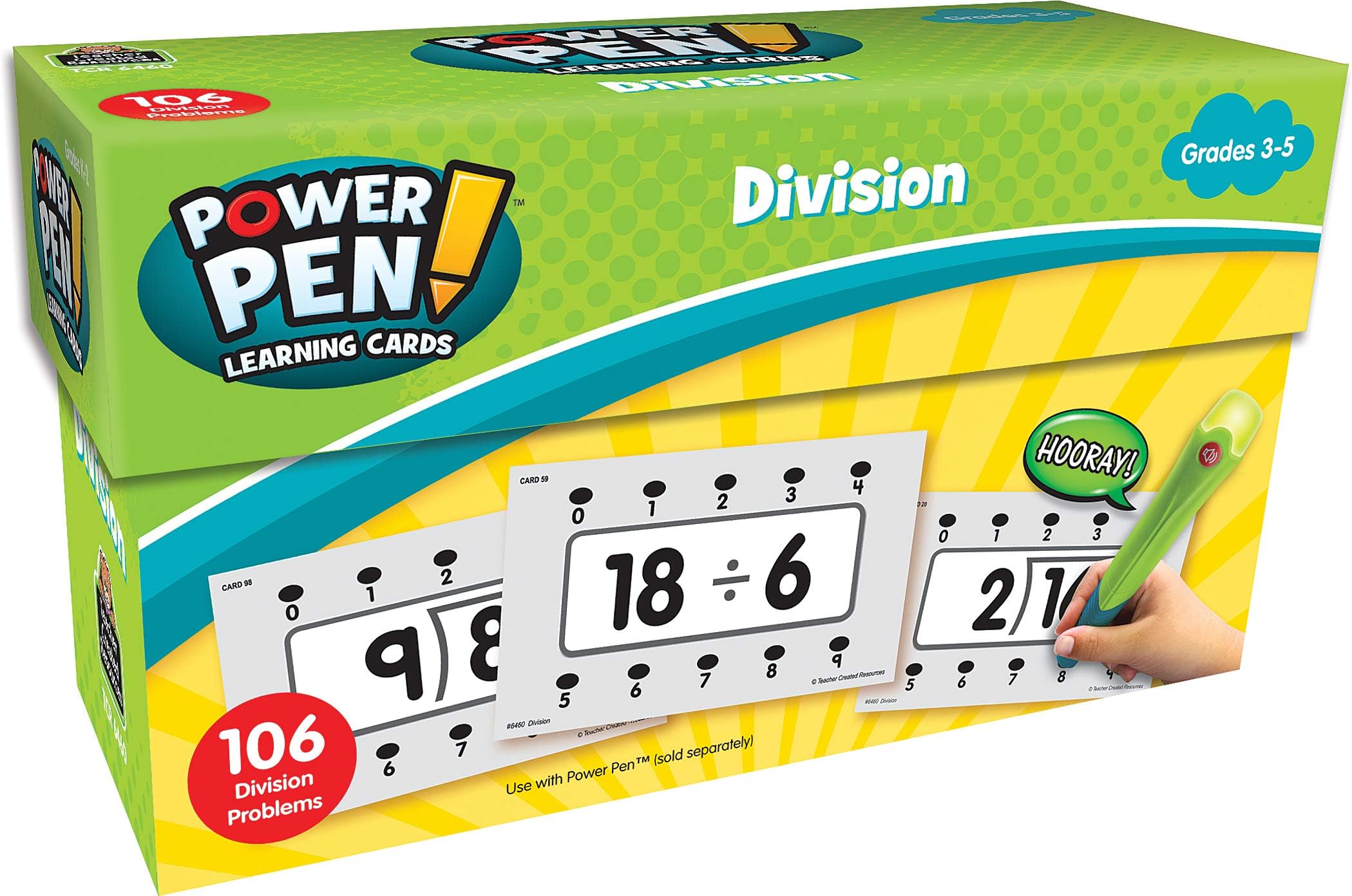 Teacher Created Resources Power Pen Learning Cards: Division (6460)