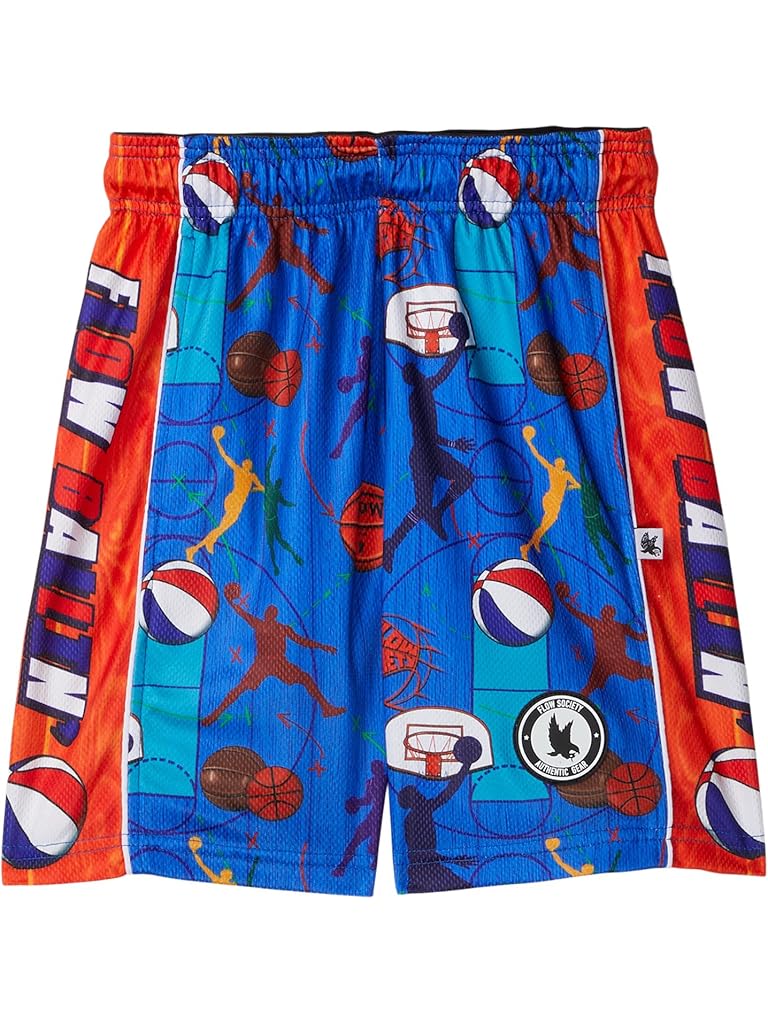 Blue FLOW SOCIETY Boys Multi League Basketball Shorts (Little Kid/Big Kid)