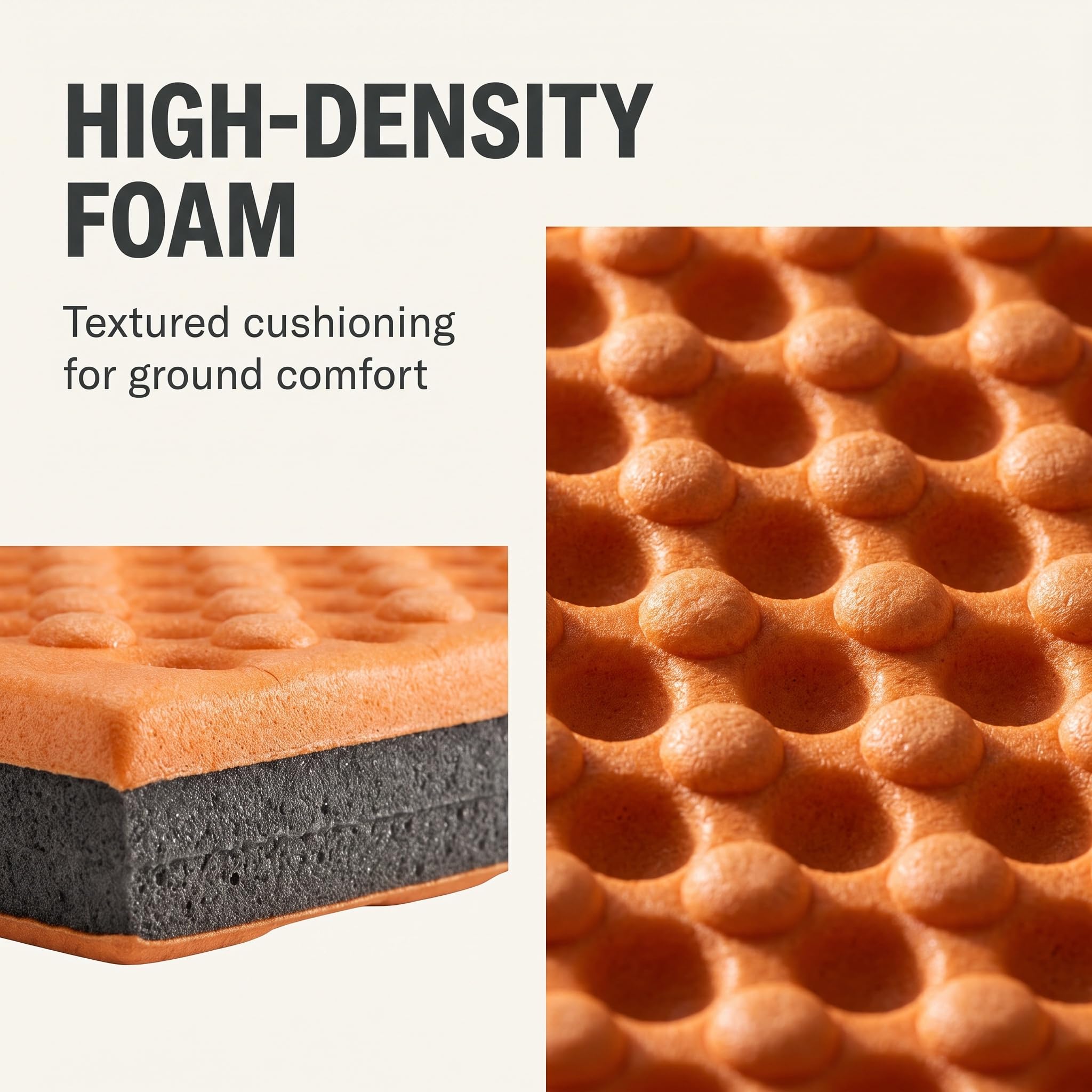 Photo 1 of Calsgkspray Orange Foldable Foam Sleeping Mat