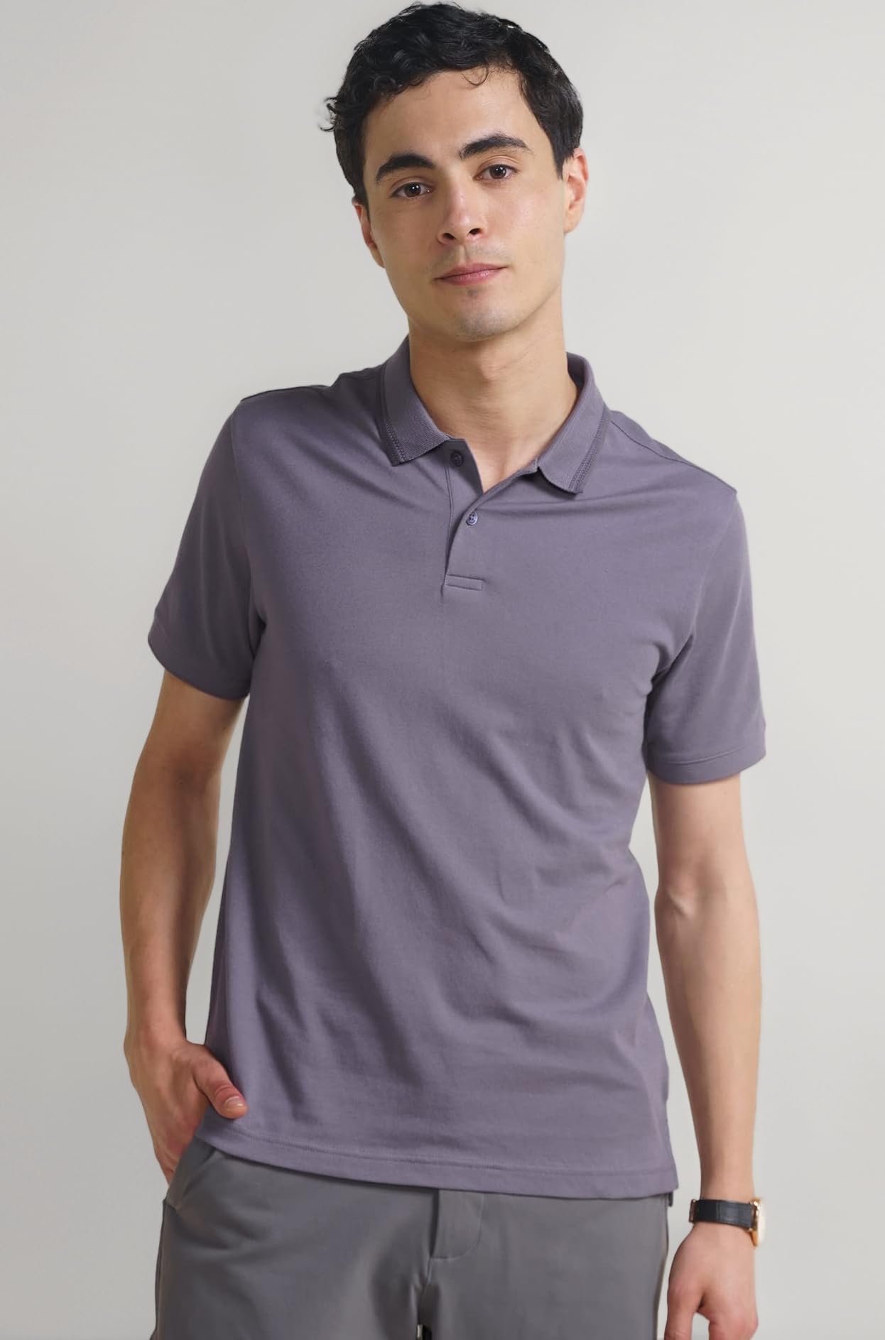 Men's Cotton Blend Solid Regular Fit T-Shirt