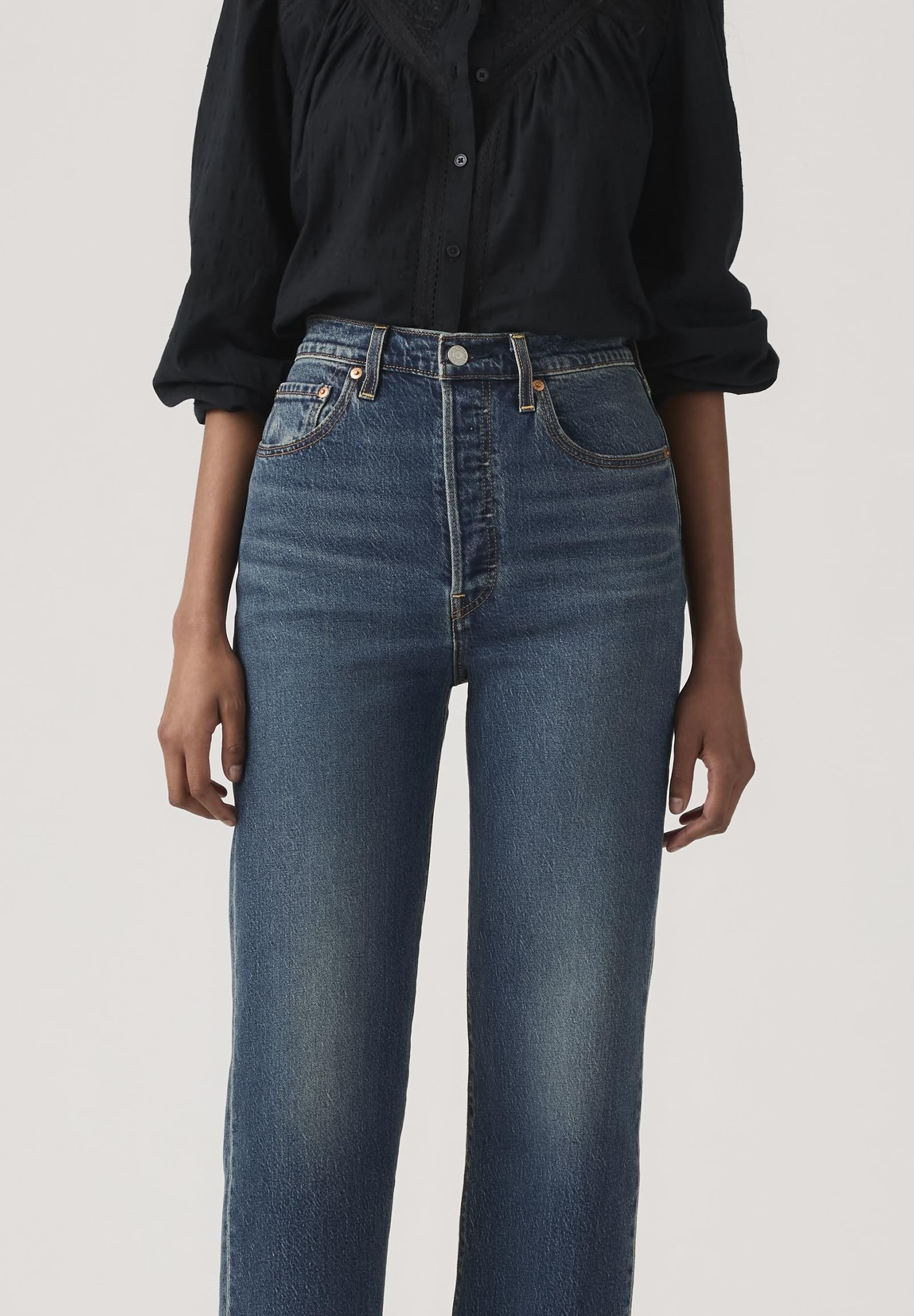 Levi'S Ribcage Straight Ankle Vaqueros Mujer