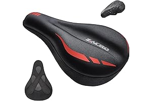 Zacro Comfort Gel Bike Seat Cover, Ideal for Peloton Bikes