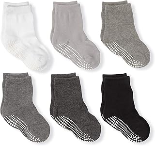 Calcetines antideslizantes - Calcetín antideslizante para recién nacido, bebé, niño y niña, calcetines para bebe antideslizantes, en múltiples colores