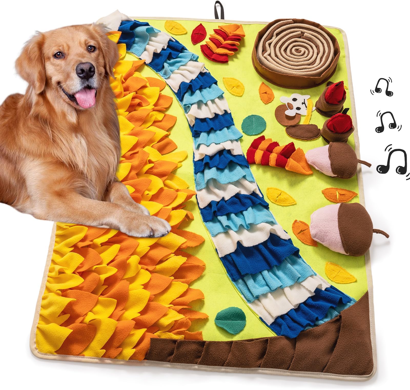 Mewoo Snuffle Mat for Dogs Large Breed, 40''x27.5'' Sniff
