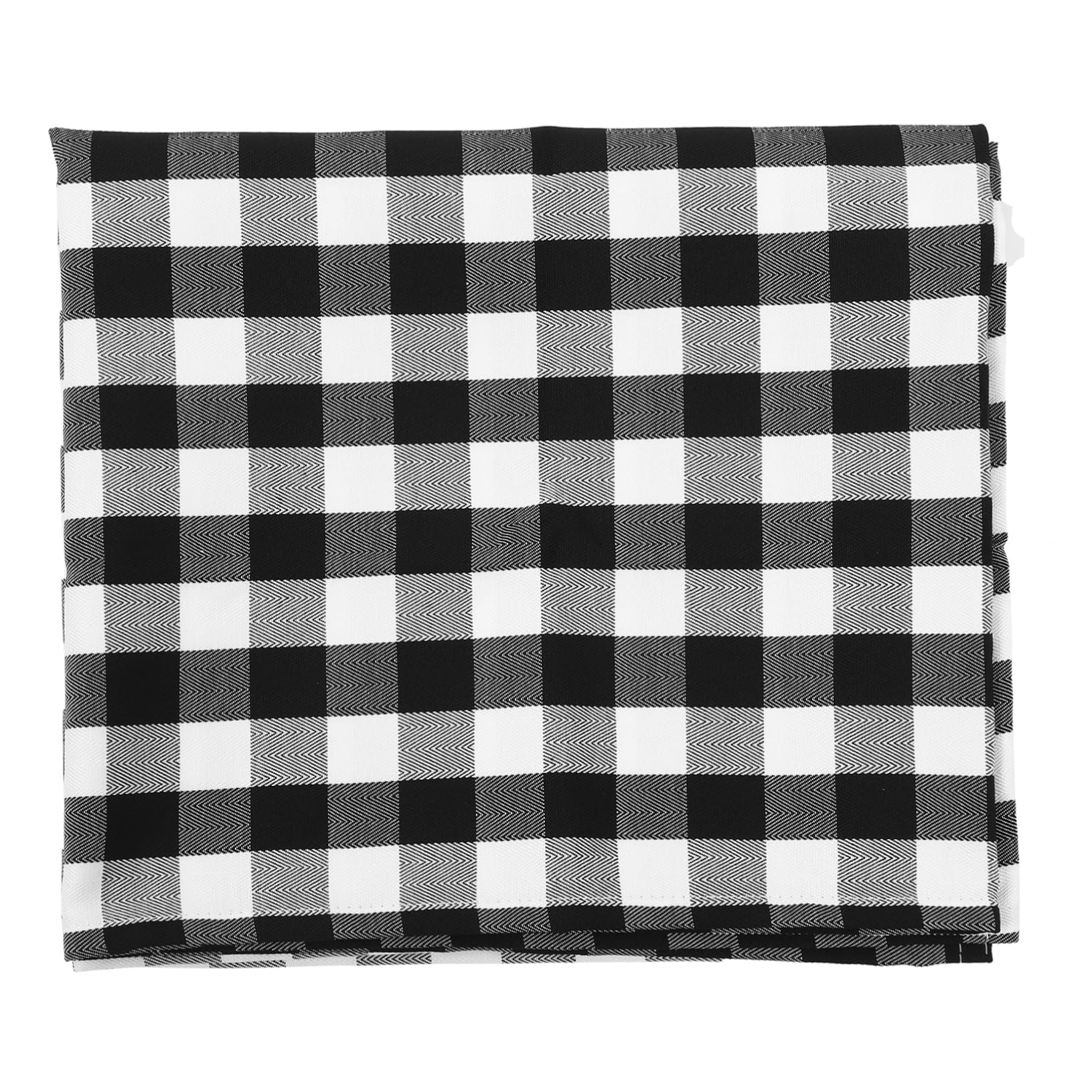 Cortina decorativa de cuadro negro para ventanas de cocina, salón y dormitorios modernos