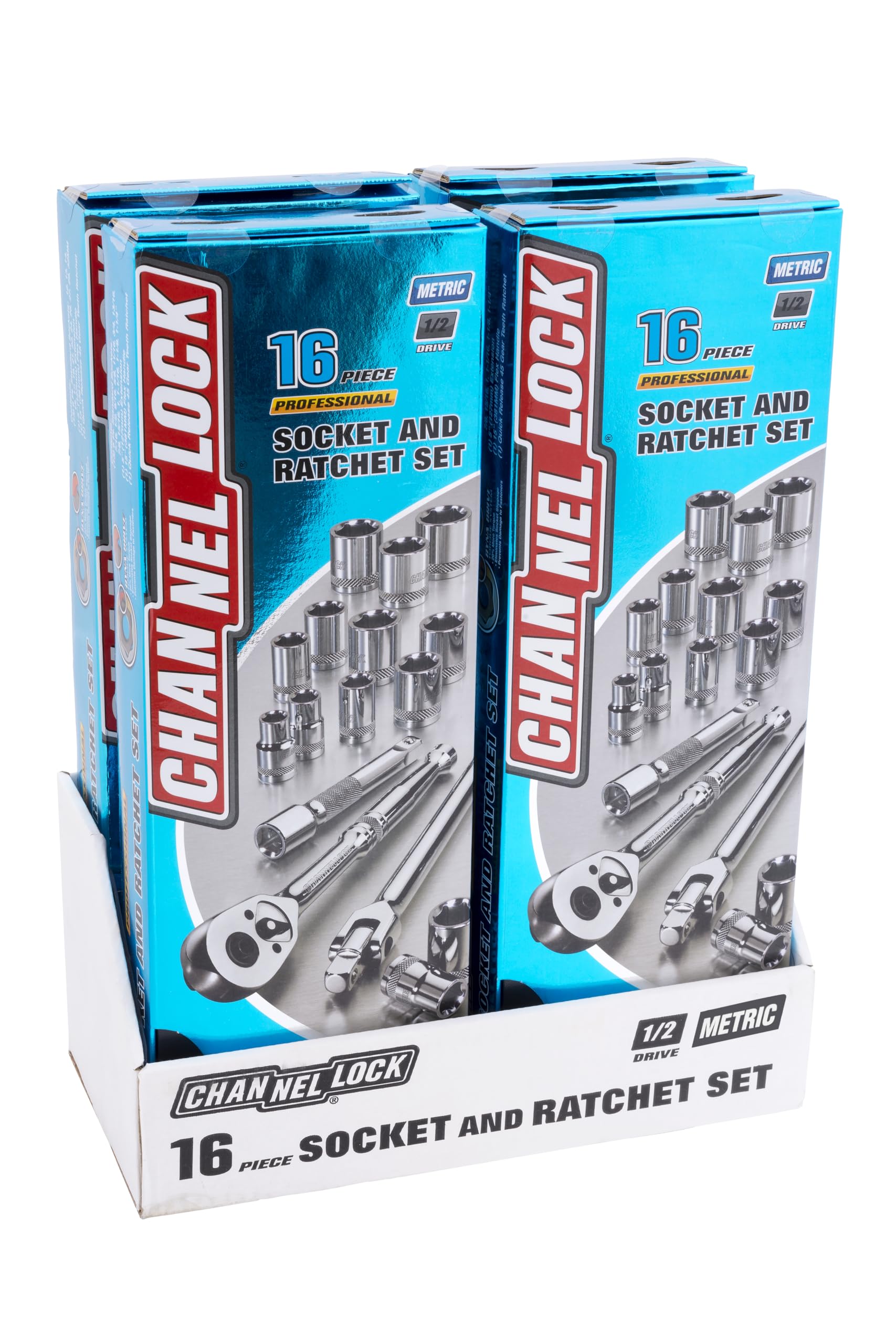 Channellock - 16-Pc 1/2 Dr Metric Set (32162) - Amazon.com