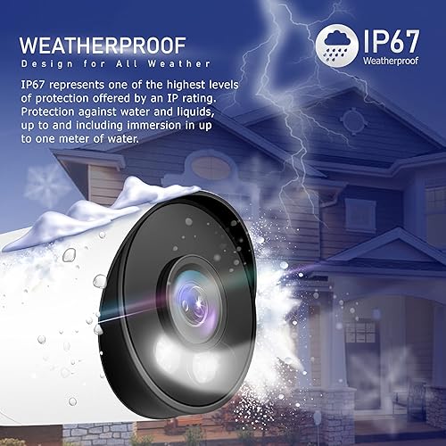 Miniatura 8 de HikvisionUniview - Cámara de 6 MP PoE IP Color vu Bullet 247 Color Night SonyStarvis Sensor wAudio y ranura para tarjeta SD Cámara de seguridad IP