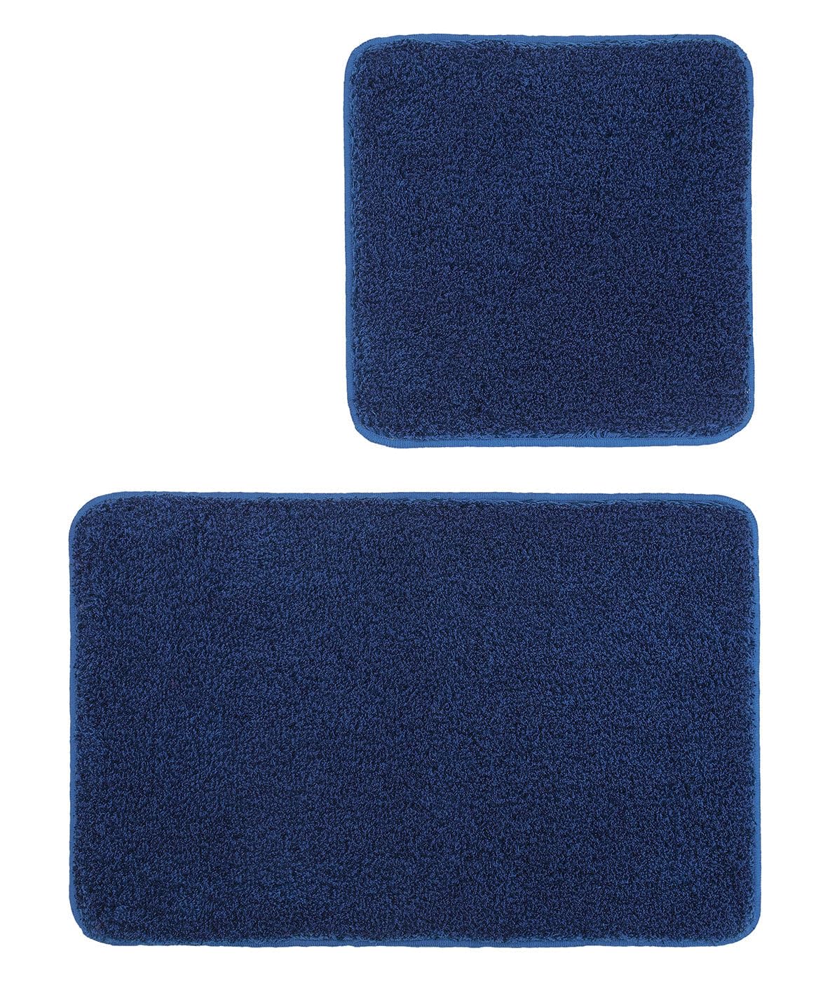 Kleine Wolke Badteppich-Set Relax Atlantikblau 2-teilig 50x50cm und 55x85cm