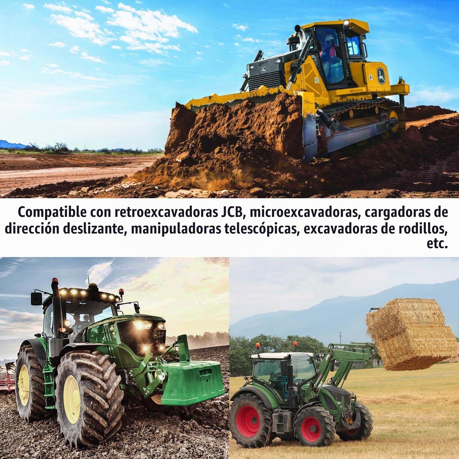 Interruptor De Encendido, Cerradura De Encendido 12/24V De Arranque Incandescente Para Agrícola Maquinaria De Construcción De Llaves Adecuado Para Deutz DX 07 Same Case Zettelmeyer Schaeff
