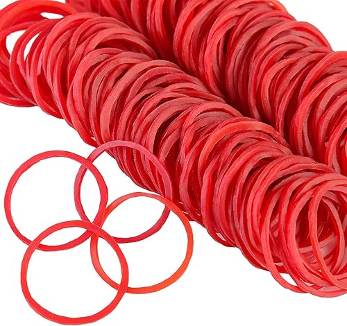 Miniatura 8 de ZZJMCH 600 bandas de goma pequeñas de 1 pulgada, bandas elásticas de goma de uso general, bandas elásticas resistentes para el hogar, oficina,