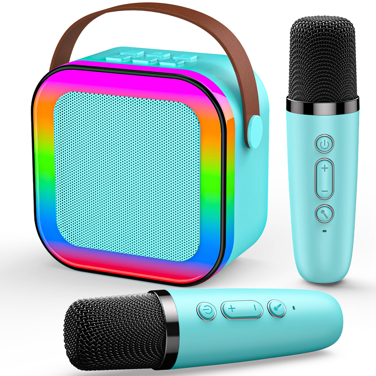 Dislocati Microfono Bambini, Giochi Bambini 3-12 Anni Karaoke con Microfono Regali Bambini 3-12 Anni Microfono Wireless Giochi per Bambini Microfoni Karaoke Bambini Regalo Bambina 4-12 Anni