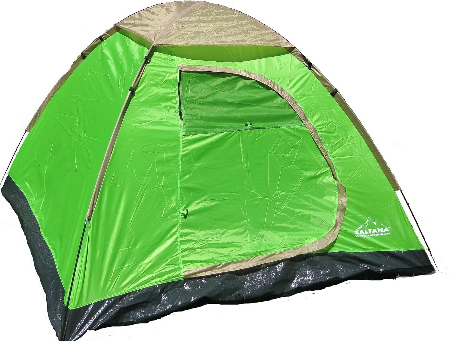 Zaltana 3 Person Tent with 2 Air Mats(Single) and DC Air Pump Set