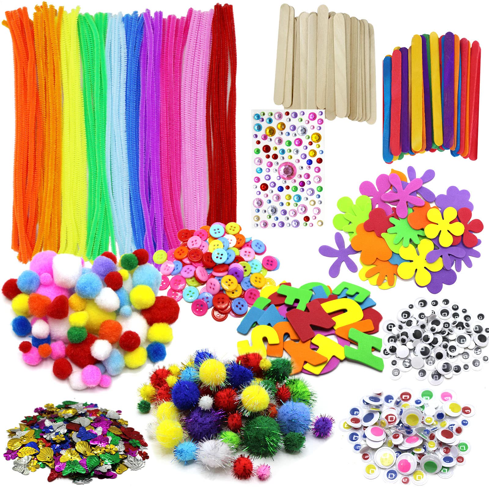 Buy Pipe Cleaners Craft Supplies, Arts and Crafts Supplies Including