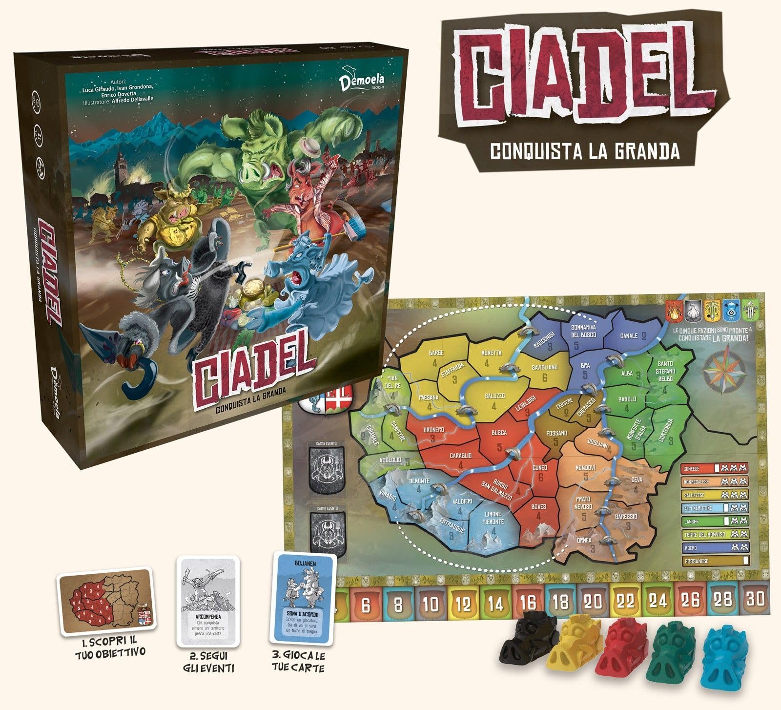 CIADEL 30564 Il Gioco della Provincia di Cuneo