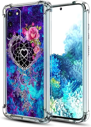 Funda para Galaxy S20 FE 5G, atrapasueños, protección contra caídas espaciales, a prueba de golpes, TPU de cuerpo completo, resistente a los