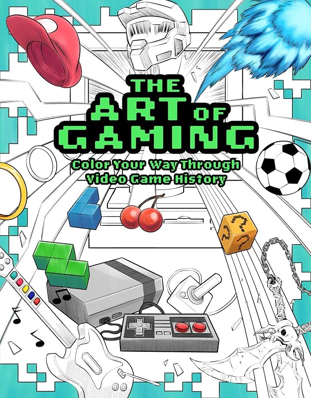 The Art of Gaming: Color Your Way Through Video Game History