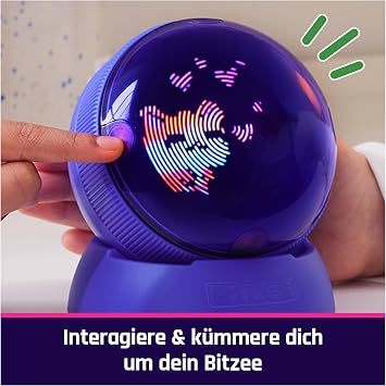 Bitzee Hamster Ball - Interactive Toy with Over 20 Virtual Hamsters Digital Pet Responds to Touch and Movement for Children Aged 5+