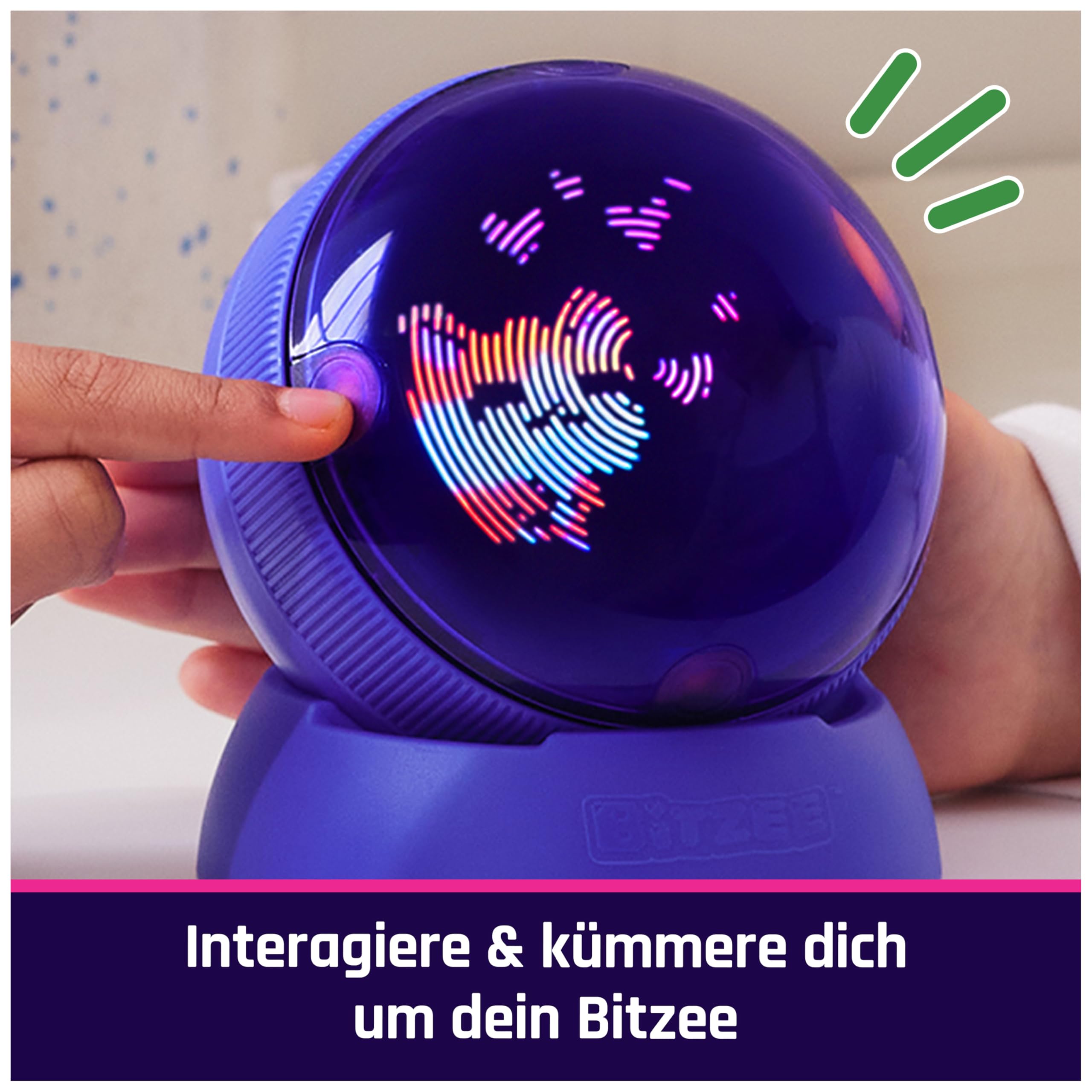 Bitzee Hamsterball – Interaktives Spielzeug mit über 20 virtuellen Hamstern, das Digitale Haustier reagiert auf Berührung und Bewegung, für Kinder ab 5 Jahren