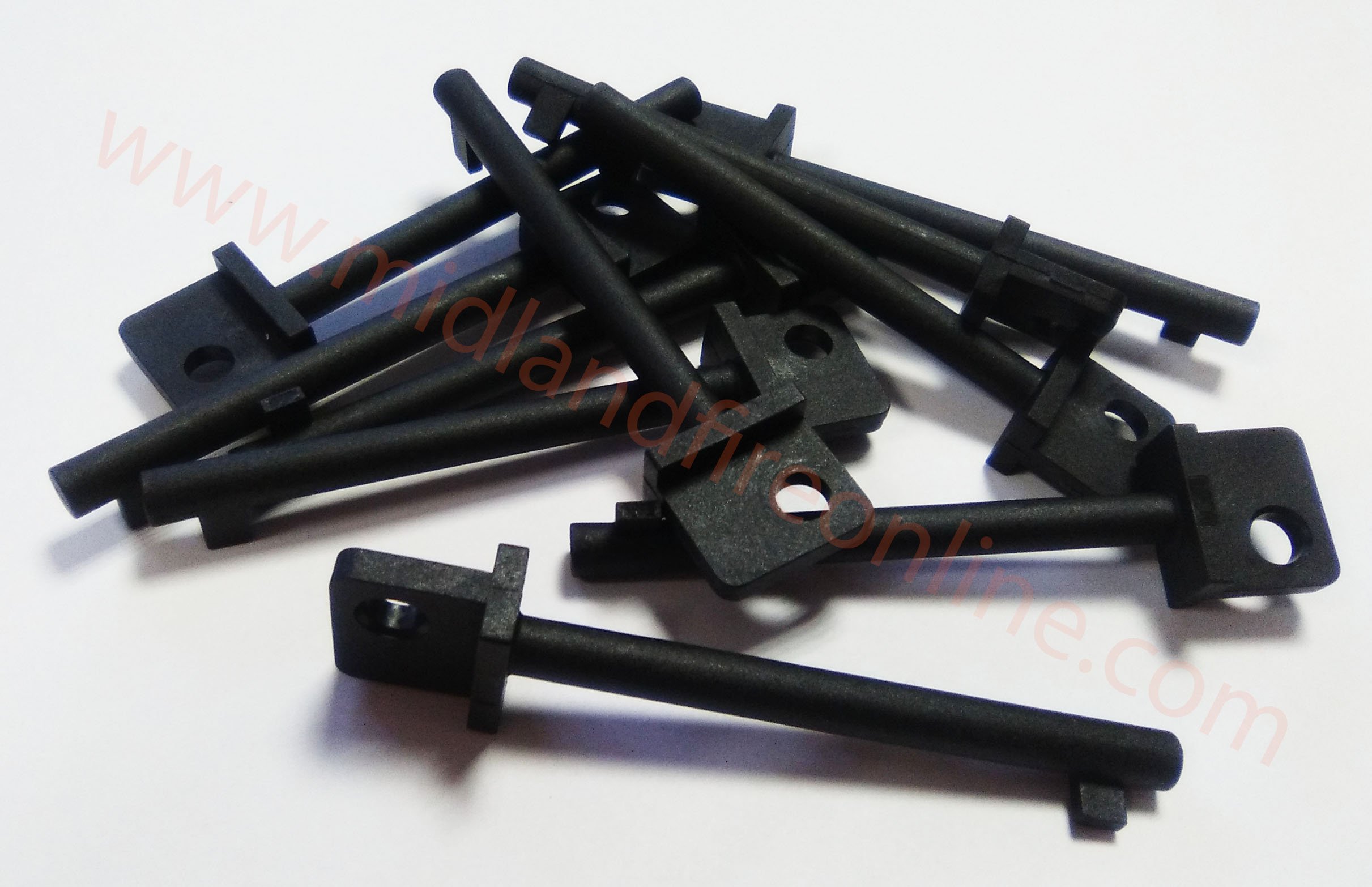 Menvier Black Old Style Call Point Test Key Free P&P X10 By Midland Fire On-Line
