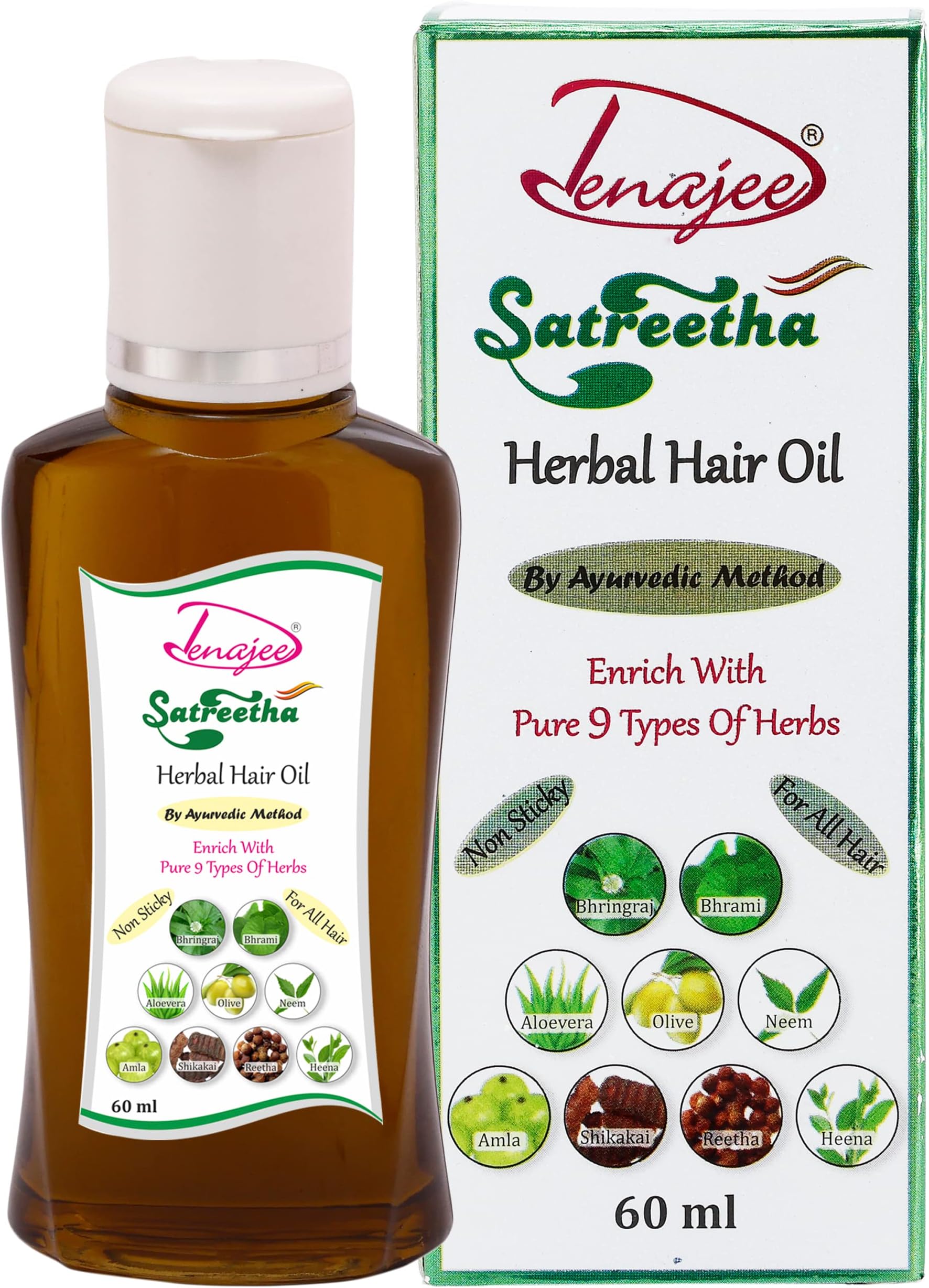 Satreetha Herbal Hair Oil (60 ml)
