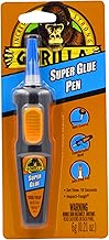Gorilla Super Glue Pen, 6 Gram, Clear (Pack of 1)