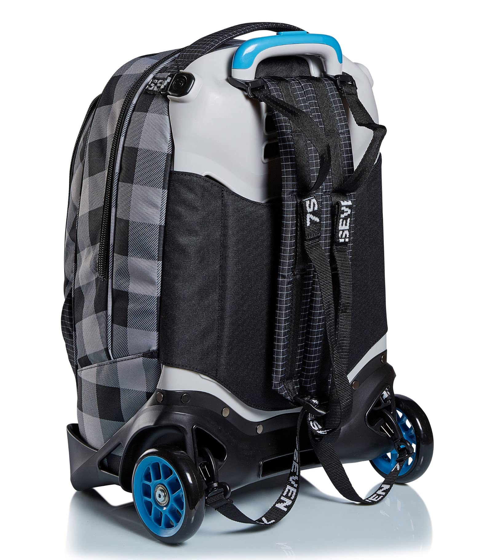 Seven Zaino Trolley Scuola Elementare Bambino, Zaino Sganciabile, Doppio Uso