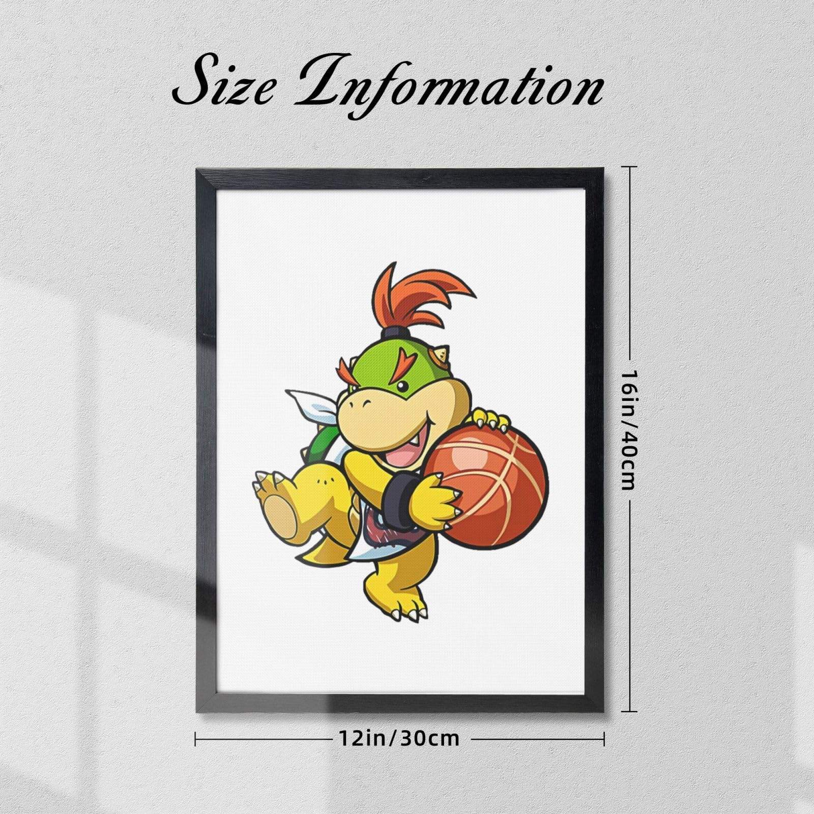 Amazon.co.jp: クッパjr アートパネル アートフレーム アートポスター