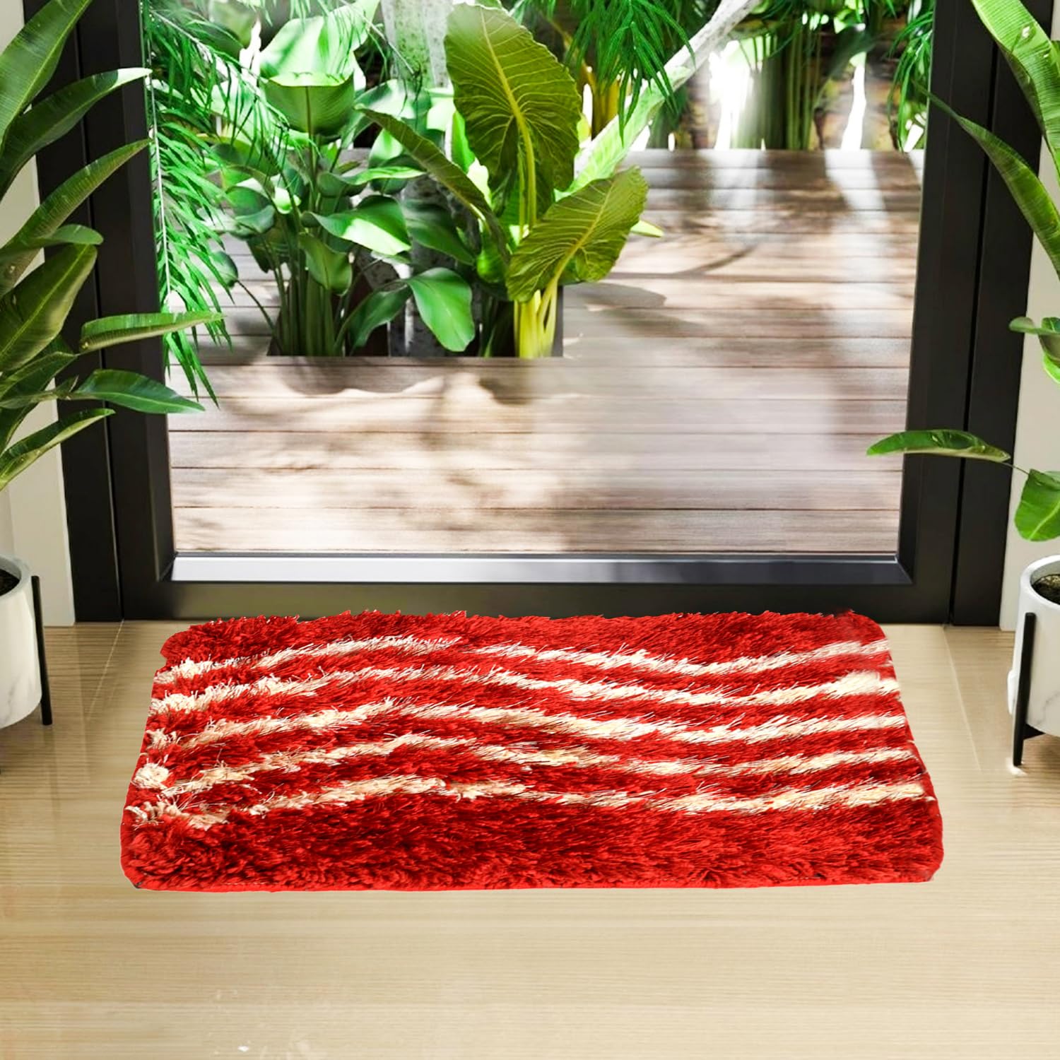6 Pack Cotton Door Mats - Durable & Water Resistant -26
