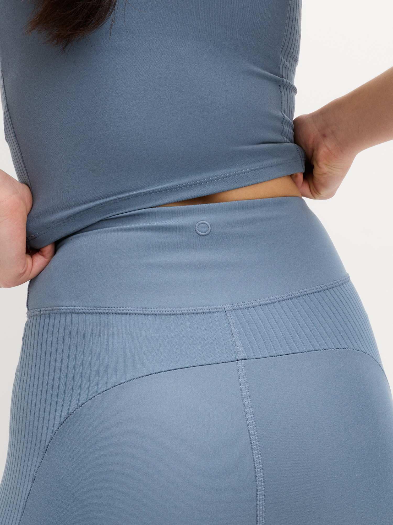 Marks & Spencer Legging Yoga Côtelé Go Balance Taille Haute Femme, Coupe Standard, Flexifit™, Anti-Humidité