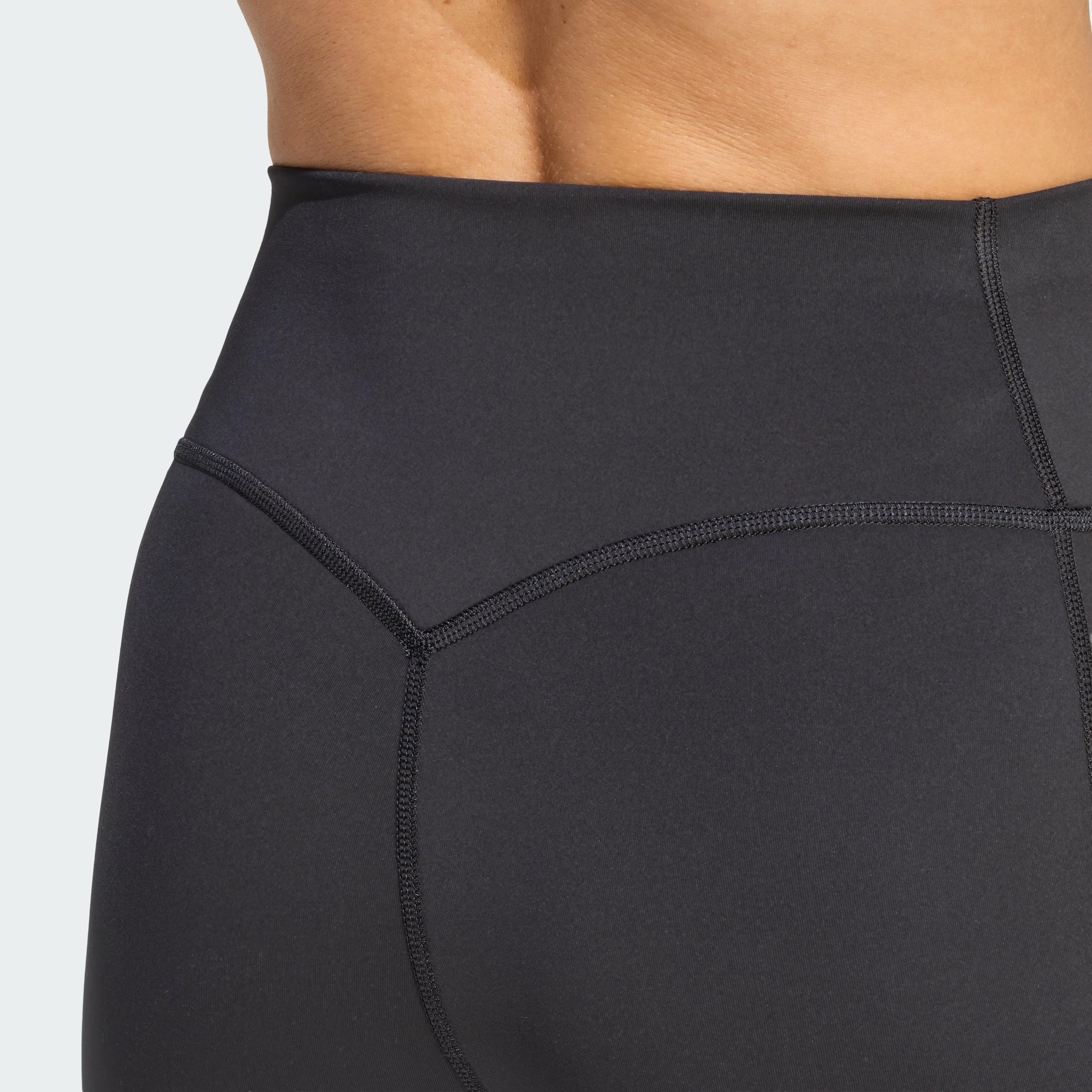 adidas Damen Strumpfhose (1/4) Optime Workout 3-Stripes Short Leggings