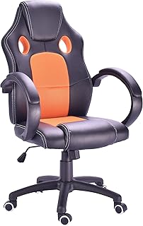 FZC-YM Silla giratoria para Juegos de Oficina Racing Sport de Nuevo diseño (Negro)