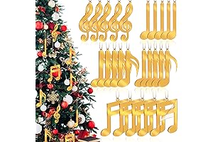 Decorate Your Home with Music: Vicenpal's Christmas Treble Clef Ornaments