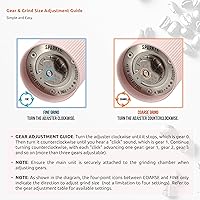 Vista 6 de Portable Electric Coffee Grinder, Rechargeable Handheld Grinder with Stainless Steel Conical Burr, Adjustable Grind Settings, for Espresso, Moka