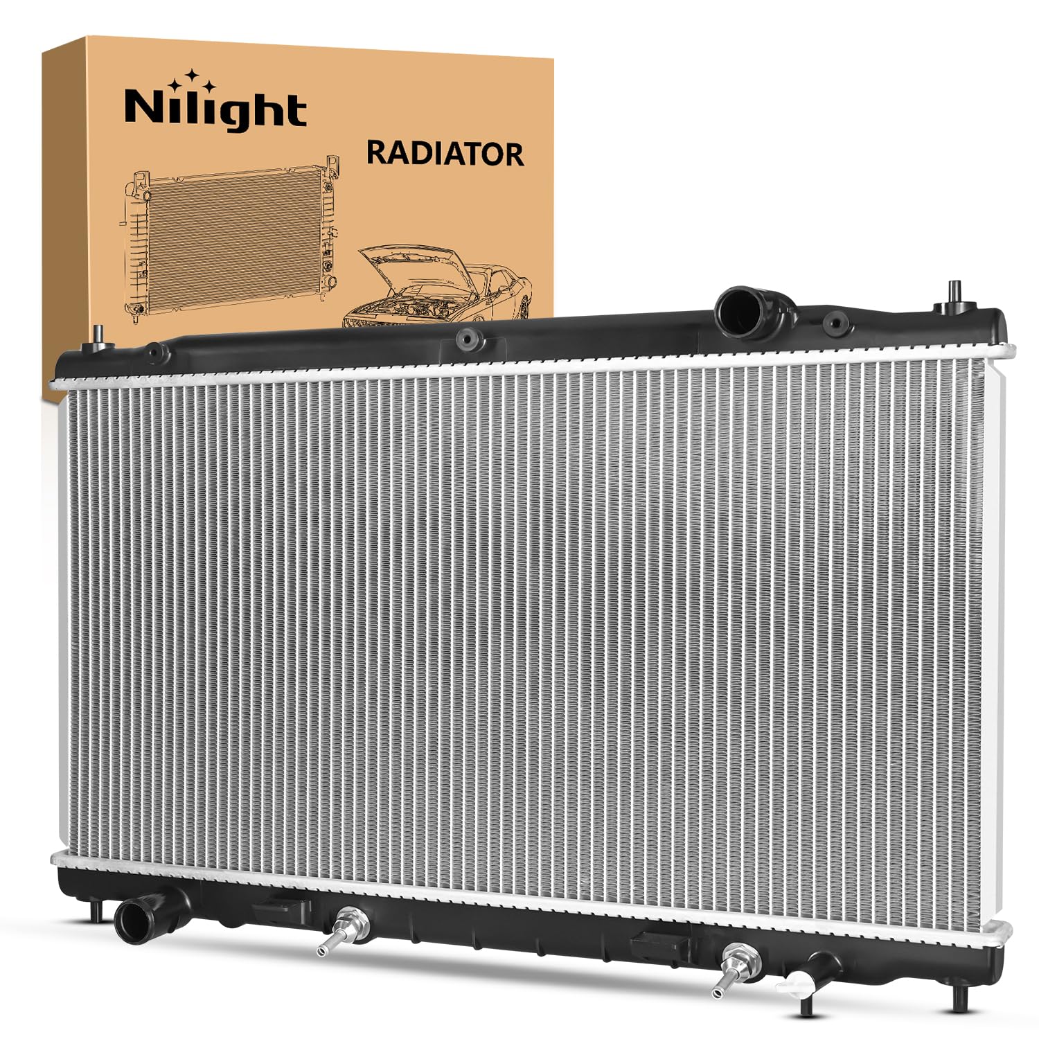 Nilight Radiator for Infiniti Q50 V6 3.5L 3.7L 2014 2015 2016 2017 2018
