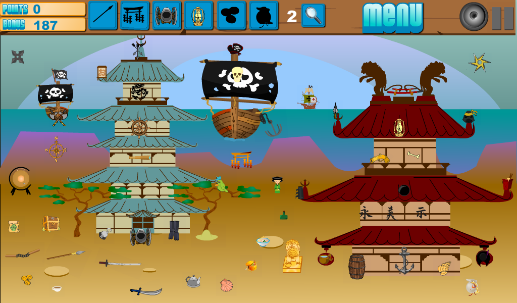 Ninjas vs Pirates - Hidden Objects - App on Amazon Appstore