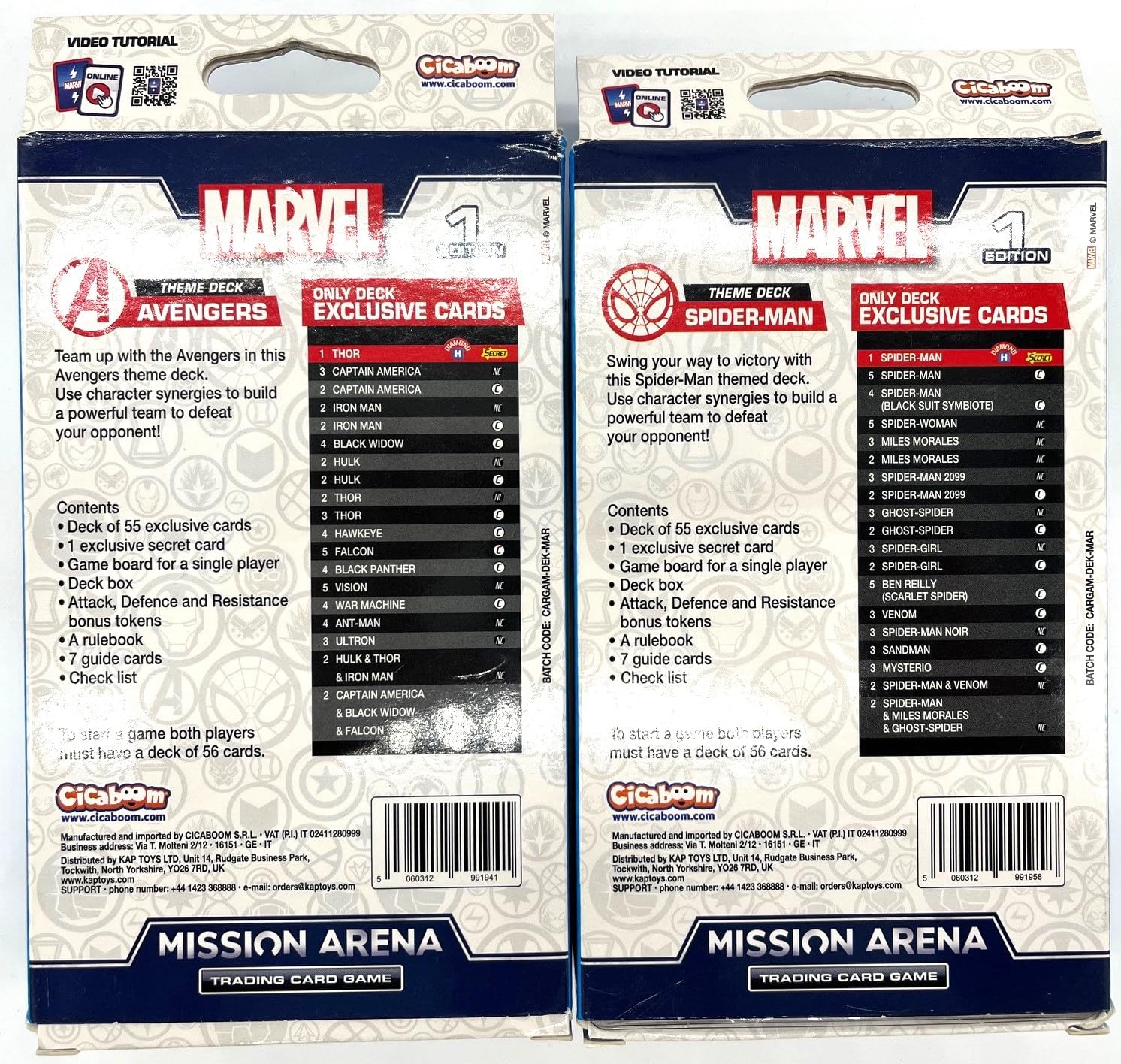 KAPTOYS MARVEL MISSION ARENA TRADING CARD GAME - Image 3