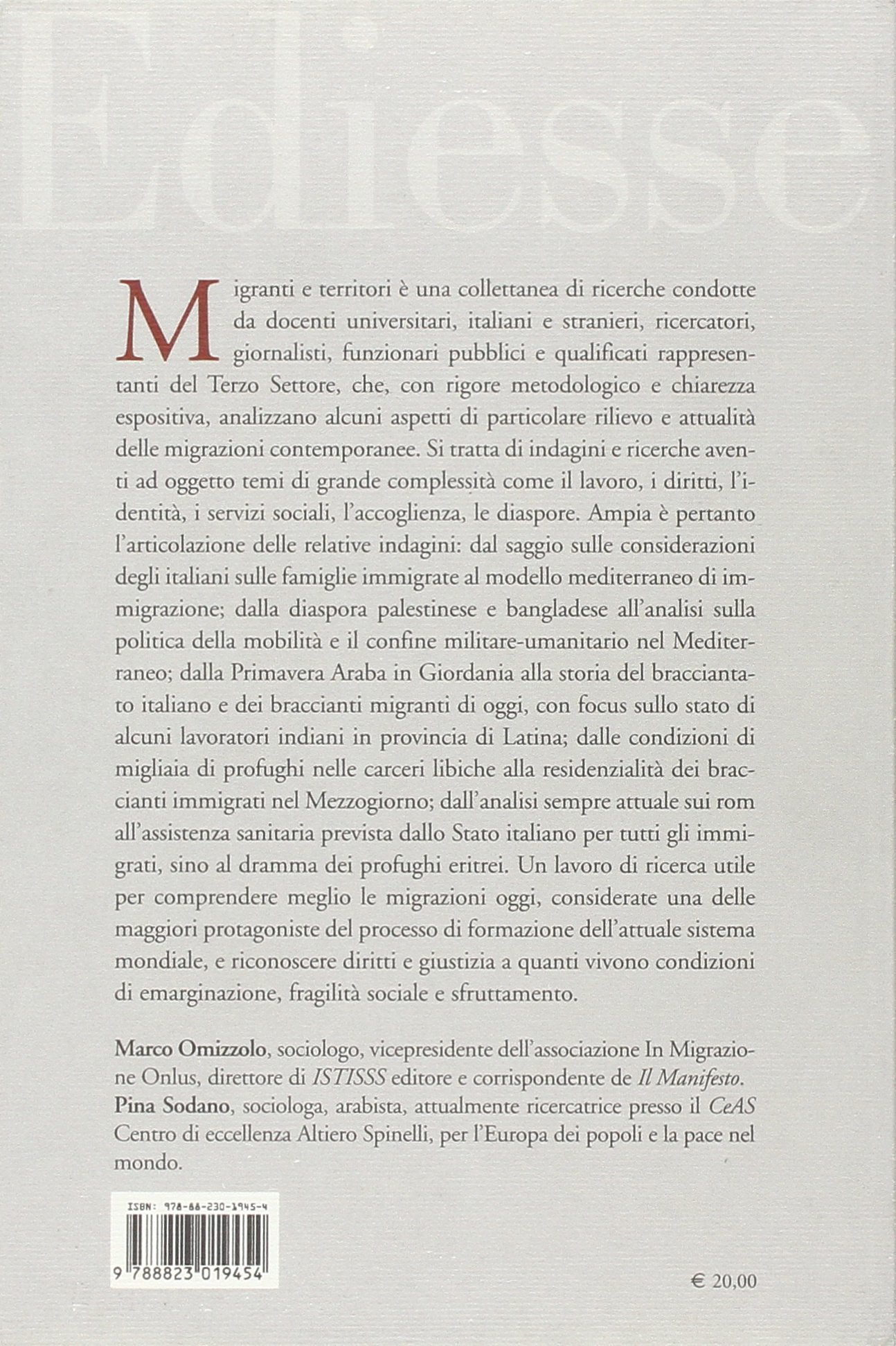 Migranti e territori. Lavoro diritti accoglienza