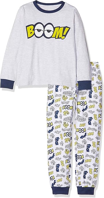 Chicco Pigiama a Maniche Lunghe (420) Bambini e Ragazzi, Grigio, 15 Mesi