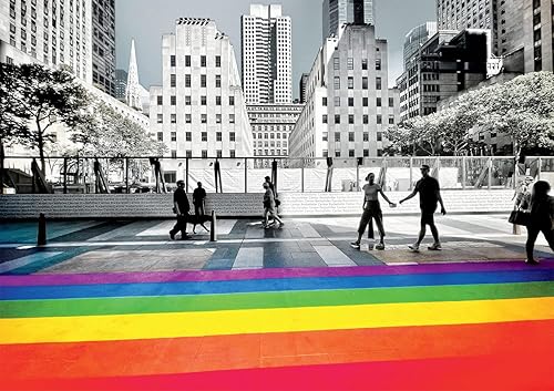 Buffalo Games - NYC Rainbow - Rompecabezas de 300 piezas grandes