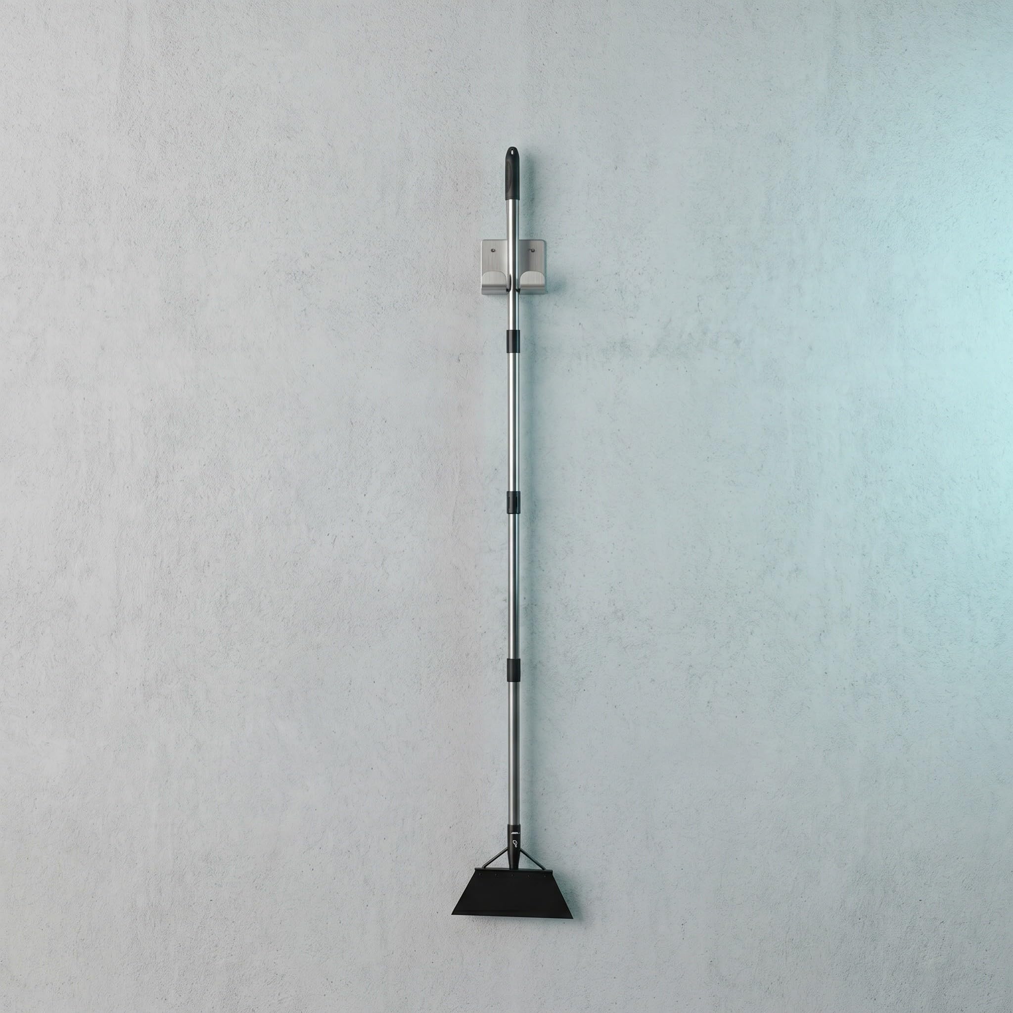 Lurrose Pala de Limpieza para Exteriores: Recogedor de estiércol de gallina - Mango Largo de 165 cm (65") Herramientas de Limpieza para gallineros - Recogedor de Arena para Gatos - Pala para