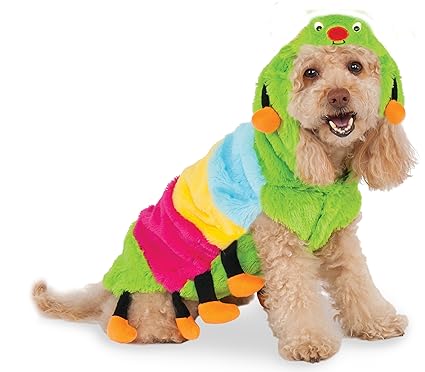 Caterpillar Hoodie for Pet, Medium