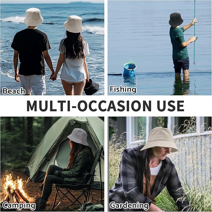 Sombrero de visualización solar para mujer ala ancha y ajustable con diseño abierto, plegable y liviano miniatura 6