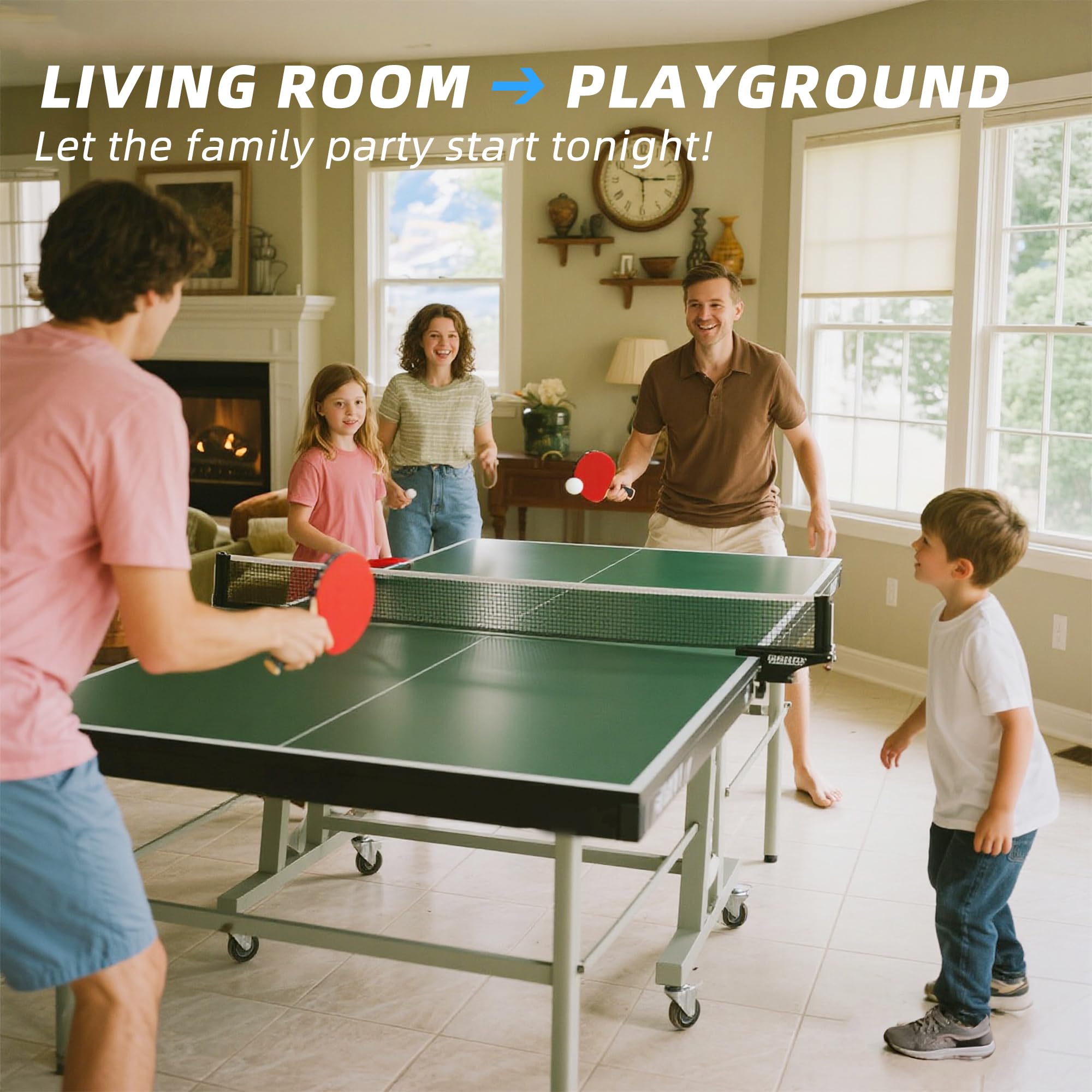 Set 2 Racchette da Ping Pong, 3 Palline, 1 Borsa Portatile da Tennis da Tavolo Professionale