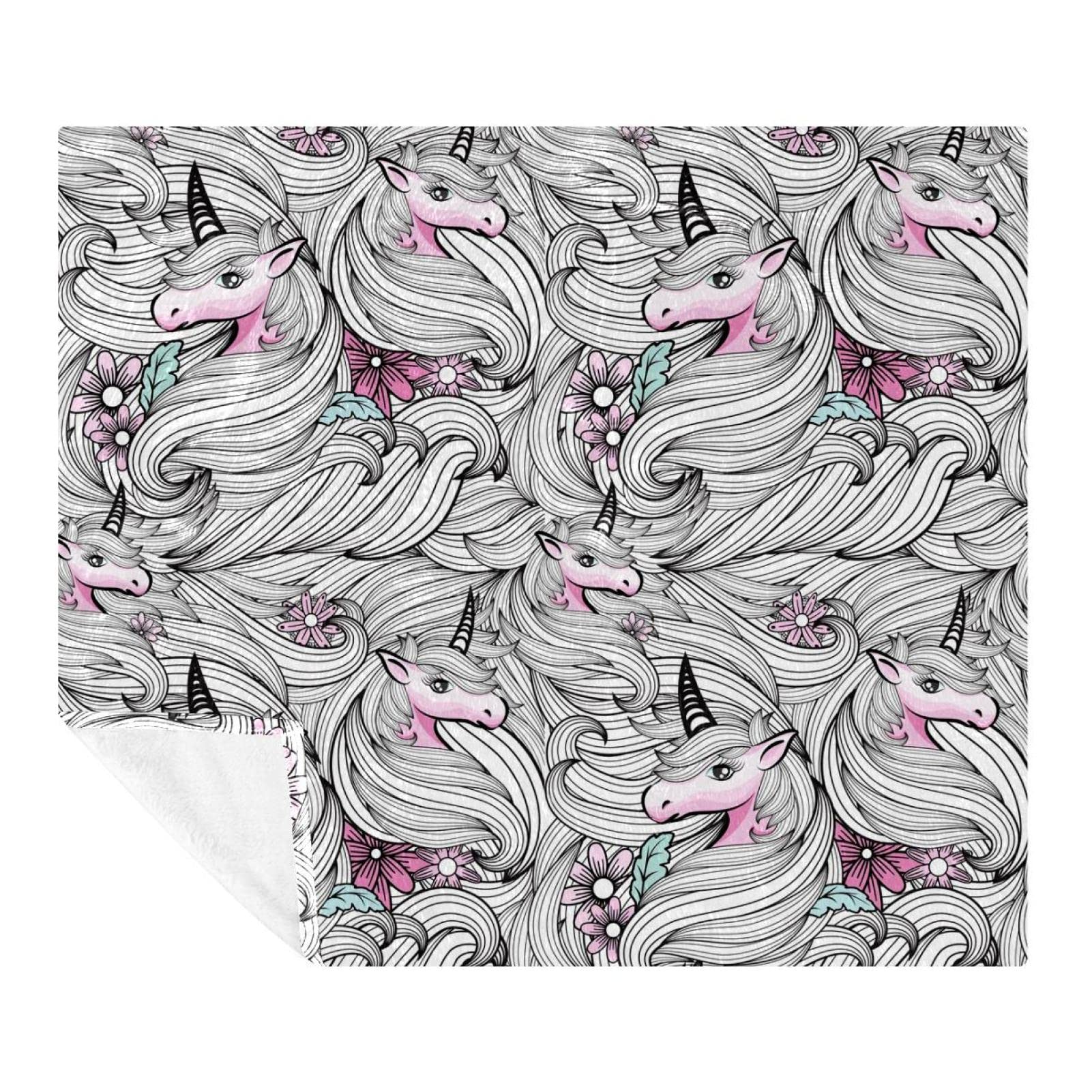 Couverture polaire licorne douce pour envelopper vos enfants de tendresse et de chaleur