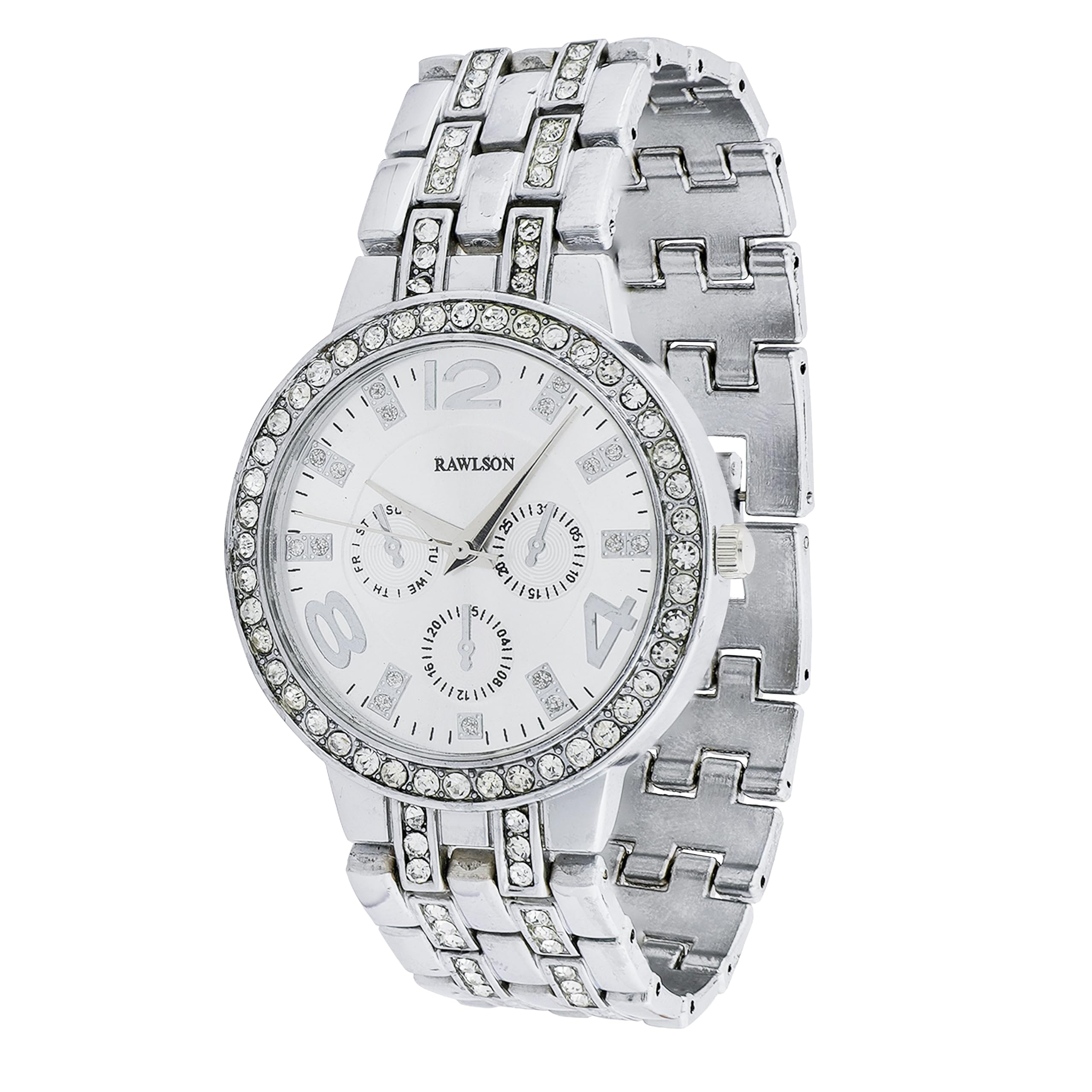 Rawlson Silver Bracelet Silver Dial Watch for Women RL121039 (B0CHK4KFXQ) Amazon Price History, Amazon Price Tracker
