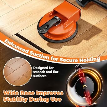 Floor Gap Fixer Tool for Laminate, Laminate Flooring Tools with Suction Cup, Heavy Duty Floor Gap Fixer Tool for Wood, Vinyl and Laminate Plank Repair, Gaps Fixing and Maintenance