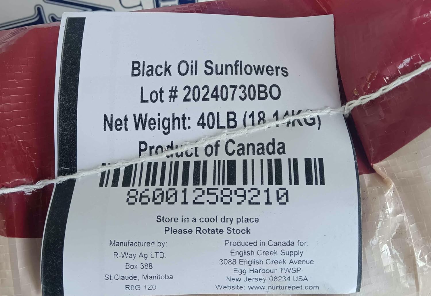 Black Oil Sunflower Seed Wild Bird Food (40 Pound) (Packaging May Vary)