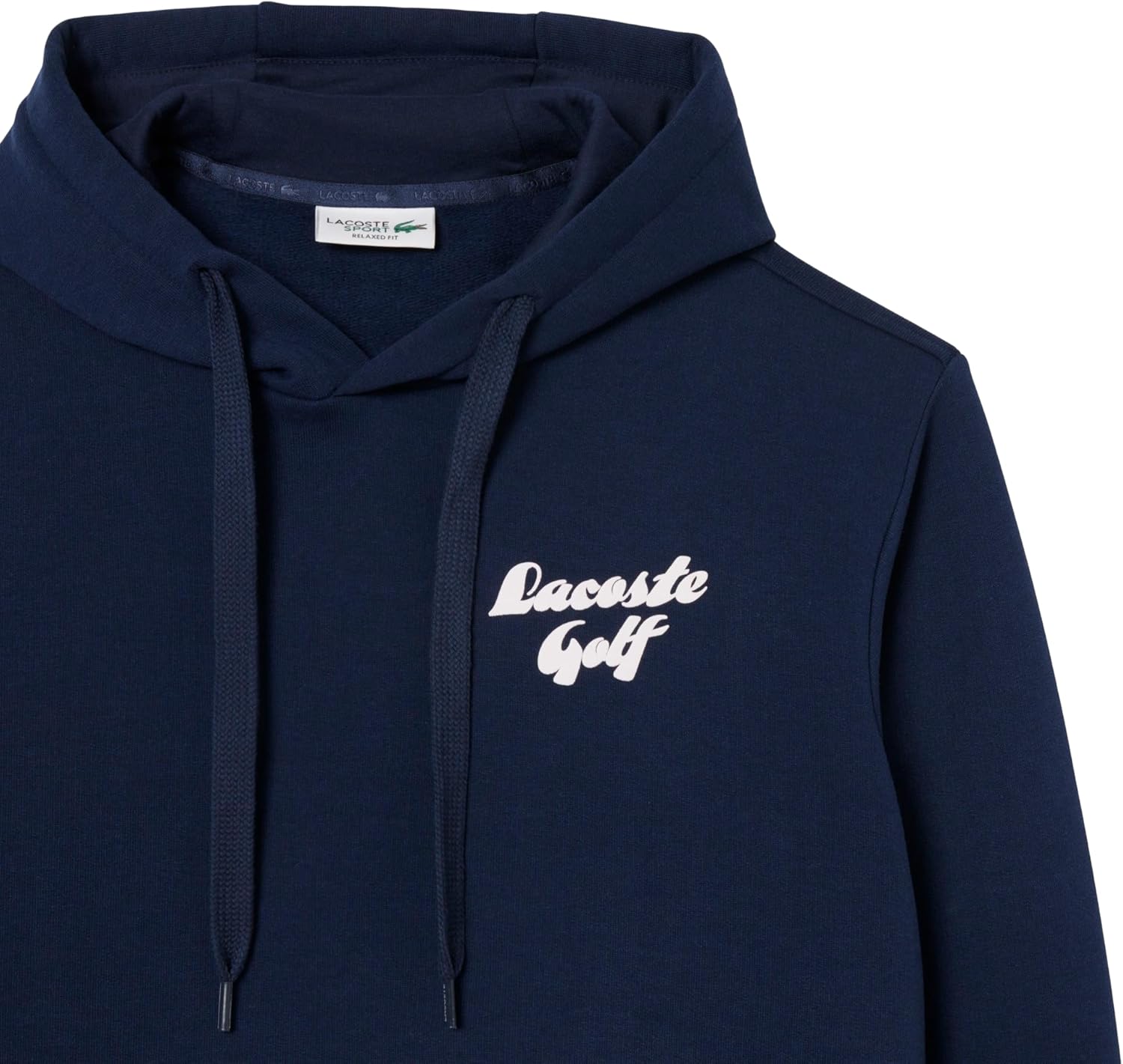 Lacoste mens Printed Fleece Golf Hoodie - Image 2