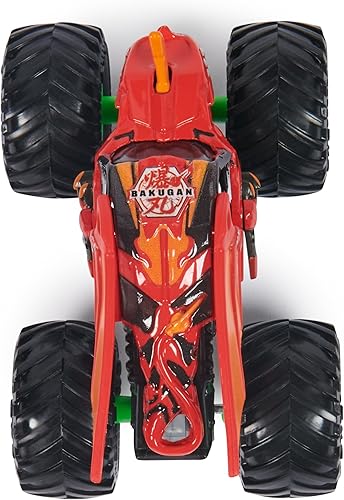 Miniatura 5 de Monster Jam, Bakugan Dragonoid Monster Truck oficial, vehículo fundido a presión, escala 164, juguetes para niños a partir de 3 años